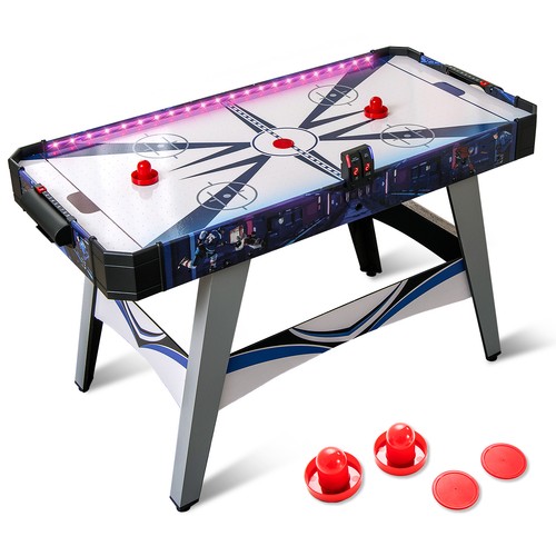 White air hockey game - hockey, table