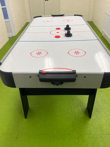 5ft folding air hockey - folding,